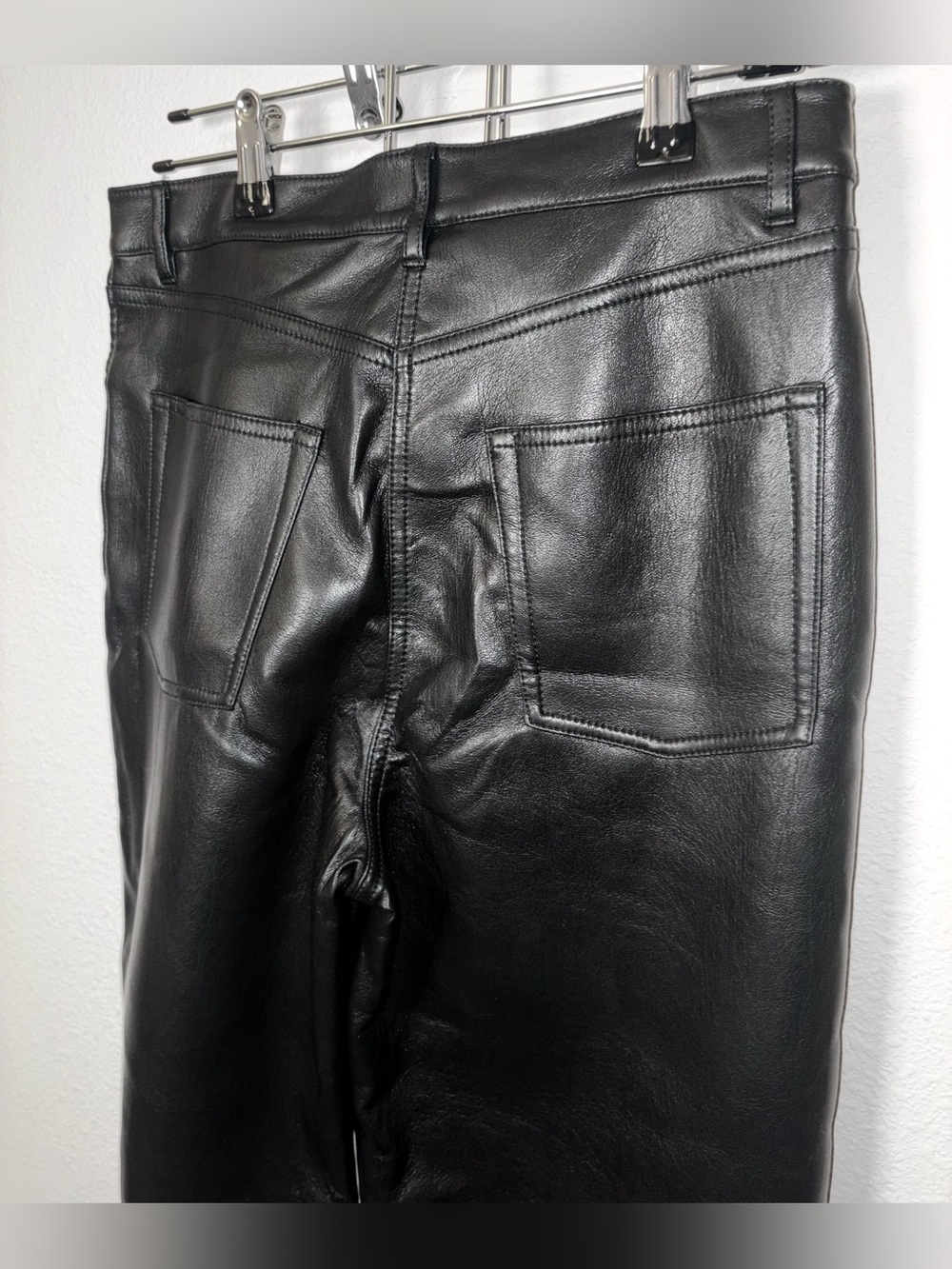 Wilfred Black Faux Leather Pants - Picture 6 of 6